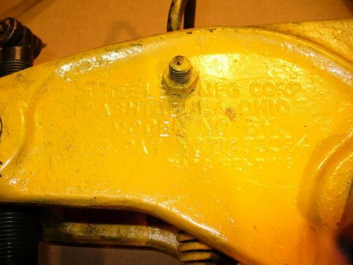 Wheeler water main & soil pipe cutter plumbing tool n/r