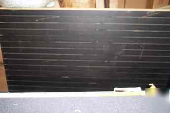 Lot 4 slatwall panels black 4' x 8' w/3