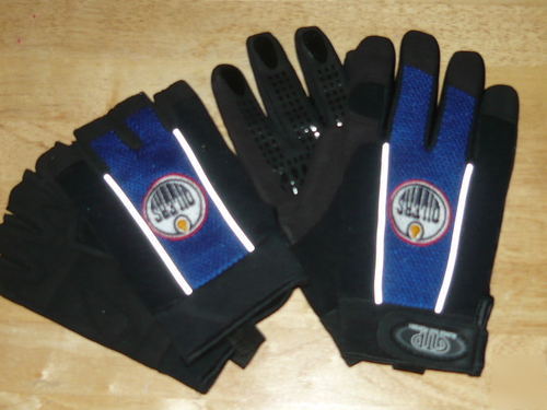 2 pair lg edmonton oilers mechanic work gloves