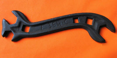 Antique international harvester F354C wrench farm tool