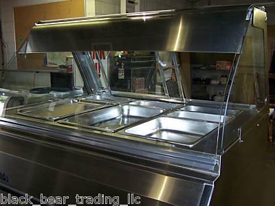 Bki heated curved glass display w/cook & hold oven