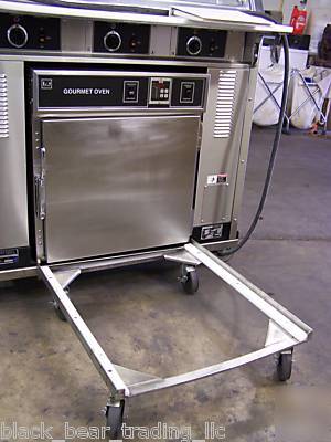 Bki heated curved glass display w/cook & hold oven
