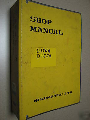 Komatsu D150A D155A crawler dozer service shop manual