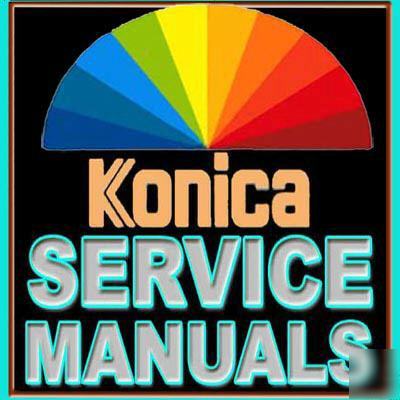 Konica copier mfc printer service manuals manual 3 cds 