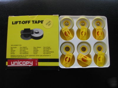 Lift-off tape for typewriters super dry compatible many
