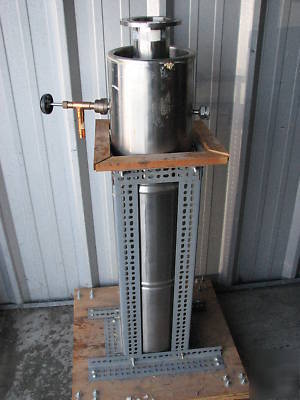Mve cryostat research double dewar stainless steel