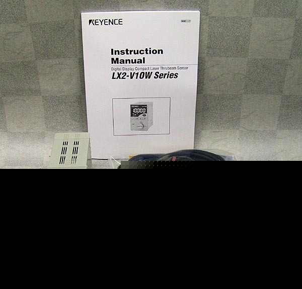 New keyence LX2-12 laser micrometer w/V10W controller