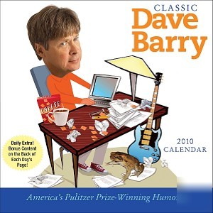 New the classic dave barry 2010 calendar 