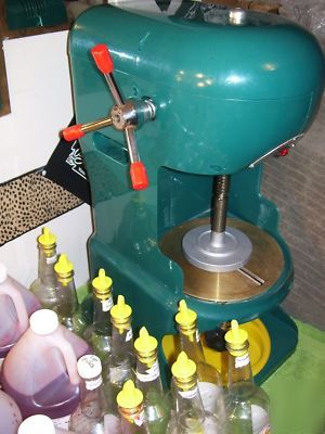Osp shaved ice snow cone machine +syrup / accessories 