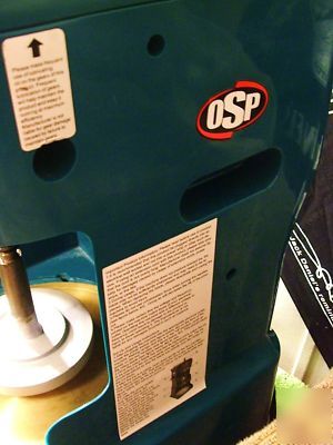 Osp shaved ice snow cone machine +syrup / accessories 