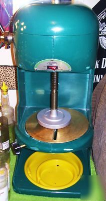 Osp shaved ice snow cone machine +syrup / accessories 
