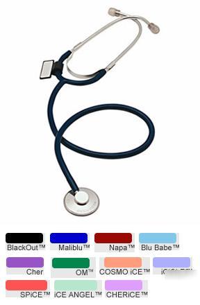 Mdf single head stethoscope, color blackout free