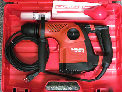 New hilti te 30-c-avr rotary hammer drill kit 
