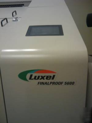 Used digital final proof proofer plus laminator