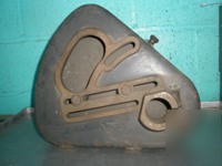Vintage lathe gear train cover for american built lathe