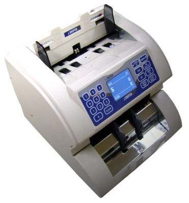 Isniper currency counter/discriminator single pocket