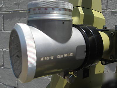 Leica T1800 4 alignment/brunson/k&e keuffel esser/wild 