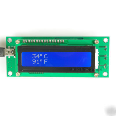 1602 lcd display usb edition iii smartie module pc case