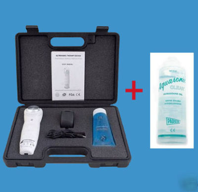 1MHZ portable home ultrasound therapy machine + 8OZ gel