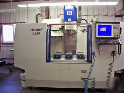 2007 atrump cnc bed mill vmc with centroid control 