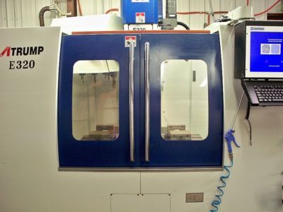 2007 atrump cnc bed mill vmc with centroid control 