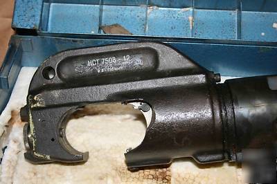 Blackburn hct 7508-12 hydraulic crimper 8 awg - 750 mcm
