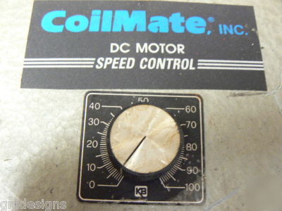 Coilmate dc motor speed control w/reverse 