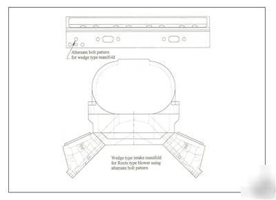1/4 1/3 engine gas nitro alchol V8 prints plans