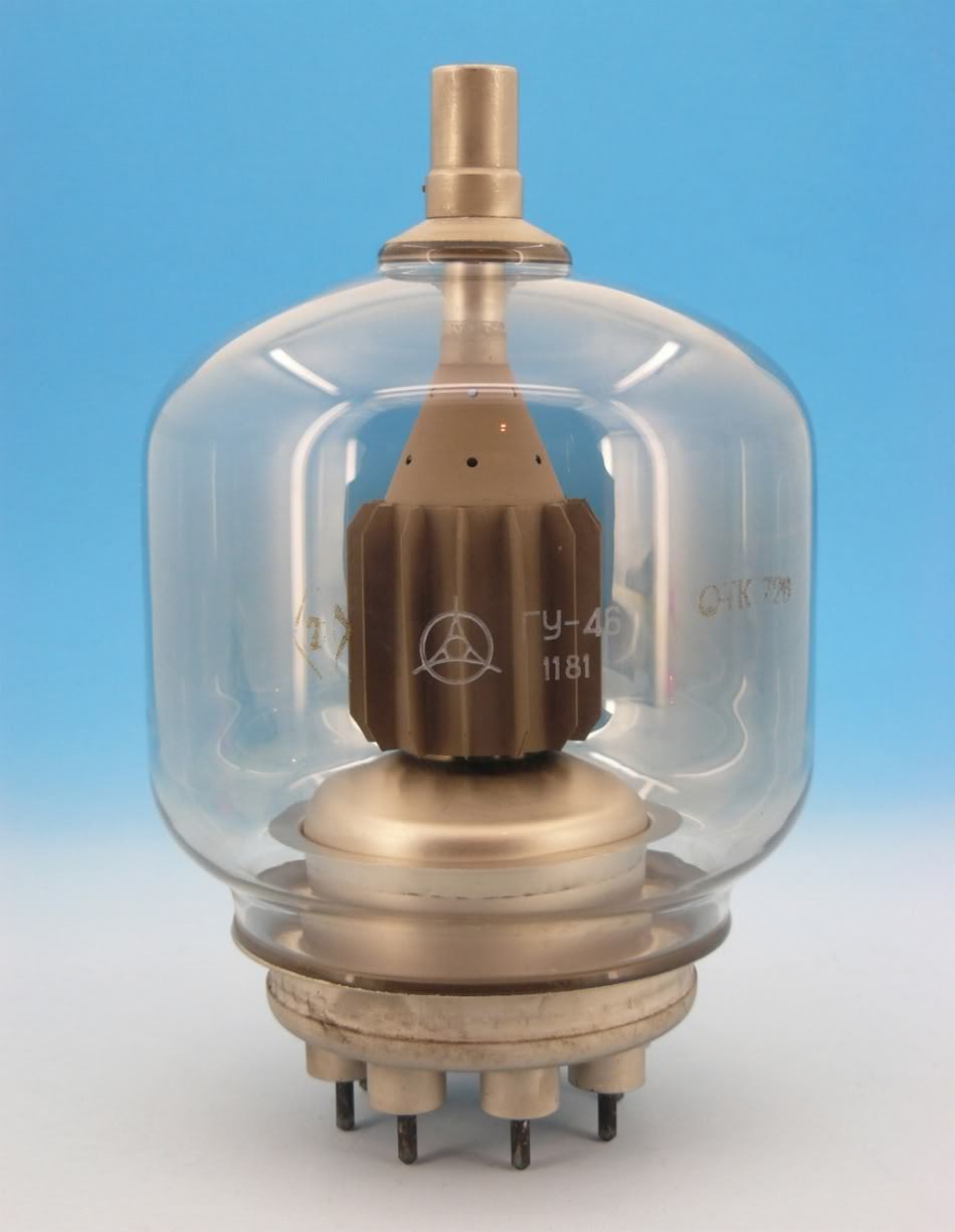 Gu-46 GU46 gu 46 russian pentode tube nos ham
