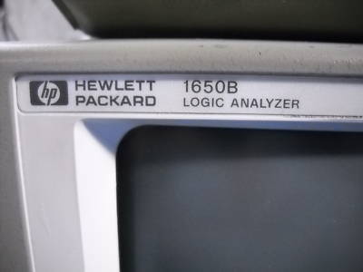 Hewlett packard hp 1650B logic analyzer oscilloscope