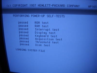 Hewlett packard hp 1650B logic analyzer oscilloscope