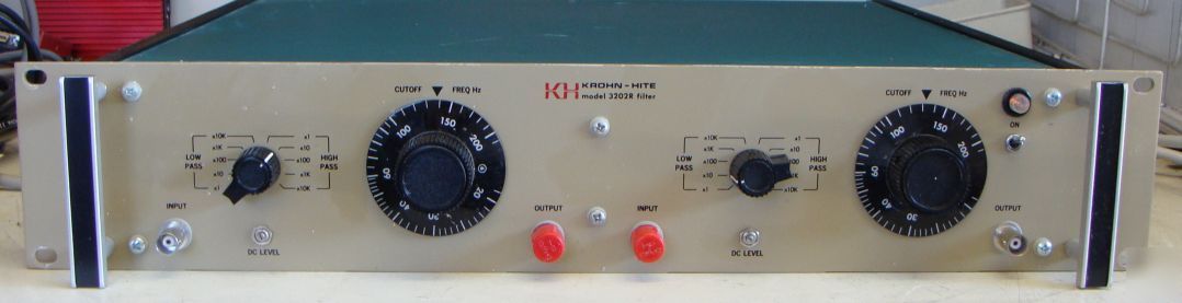 Krohn-hite model 3202R tunable filter