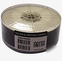 New arita dvd+r dl 8X 8.5GB dual layer 25 discs spindle