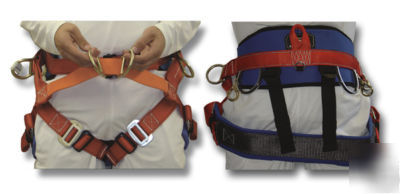New buckingham traverse climbing saddle w/batten seat