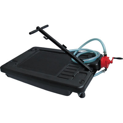 Northern ind. low-profile oil drain 17-gallon with pump