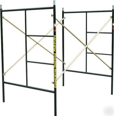 Scaffold set 5' x 6'7'' flip lock single box frame set