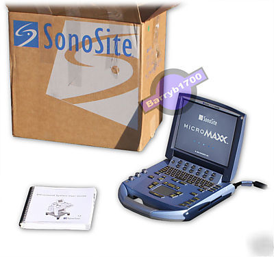 Sonosite micromaxx ultrasound system -free shipping 