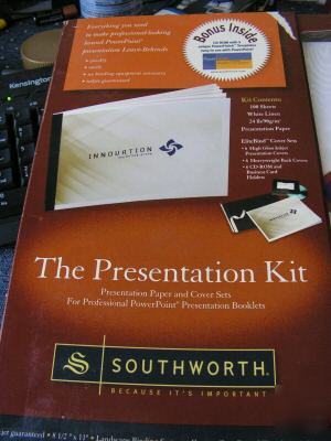 Southworth presention kit paper cover set 