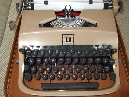 Underwood golden touch universal typewriter - quiet tab
