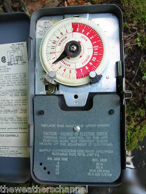 ~vintage paragon electric timer clock operated switch~