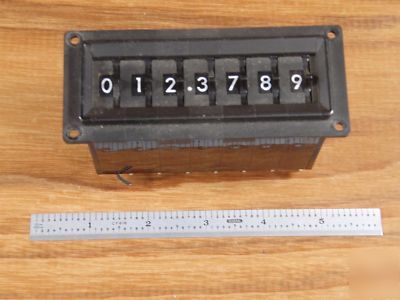 Digitran 7 digit rotary thumbwheel switch assembly