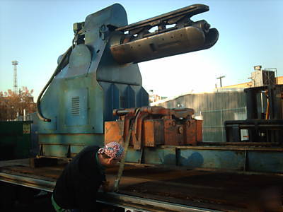 30,000 lb.,littell coil reel & straightener combination