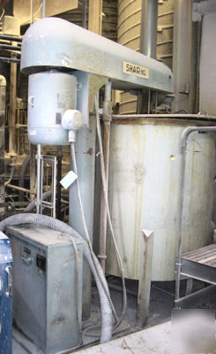 30 hp shar disperser w/500 gal s.s. tank item #8156