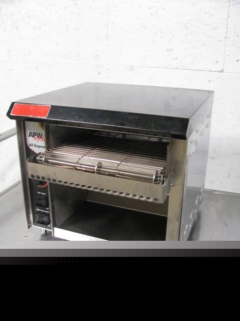 Apw at express radiant conveyor toaster