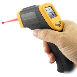 Celsius & fahrenheit thermometer - infra-red pointer