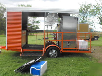 Customized competition bbq trailer ...reduced... 