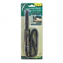 New smart-money counterfeit bill detector pen w/coil...