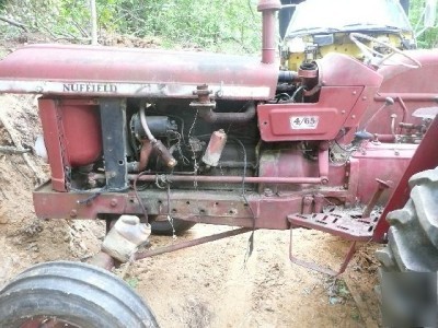 Nuffield british 4/65 diesel tractor antique