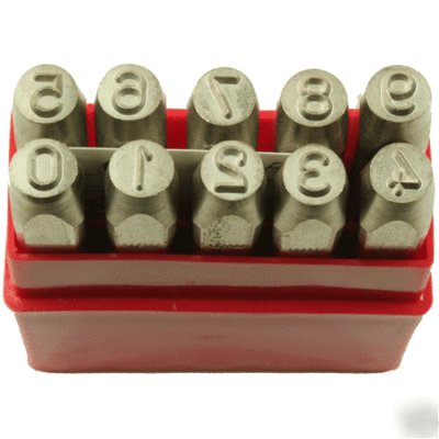 Pryor number punch set 2.5MM (3/32