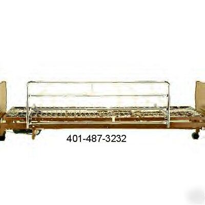 Semi electric hospital bed w/ side rails & mattress pkg